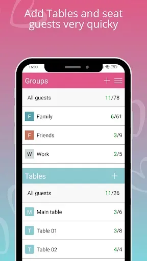 Скриншот 4 — Wedding Guest List. WedGuest