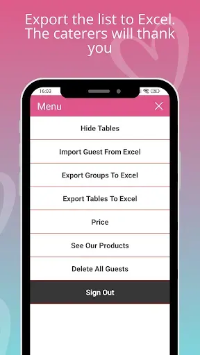Скриншот 6 — Wedding Guest List. WedGuest