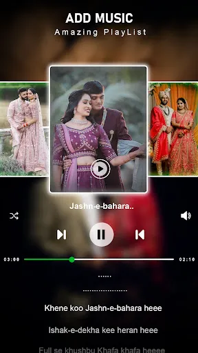 Скриншот 4 — Anniversary video maker & song