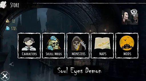 Скриншот 2 — Soul Eyes Demon: Horror Skulls