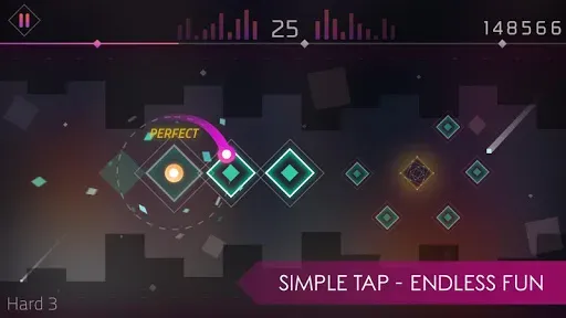 Скриншот 4 — Beat Tiles: Rhythmatic Tap