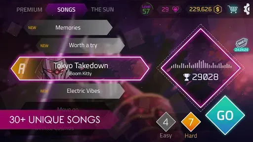 Скриншот 5 — Beat Tiles: Rhythmatic Tap