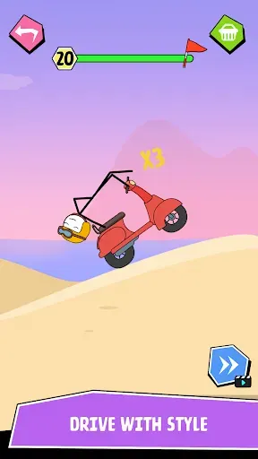 Скриншот 2 — Crazy Wheelie