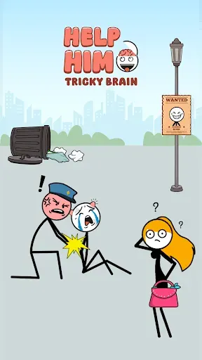 Скриншот 1 — Help Him: Tricky Brain