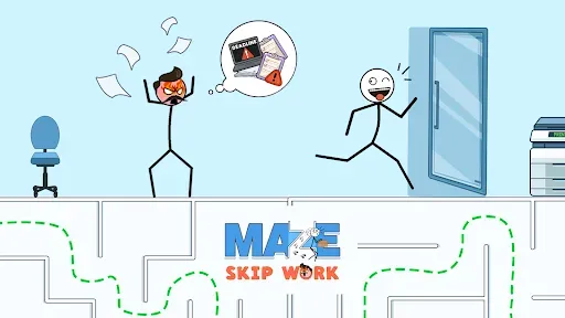 Скриншот 1 — Maze Skip Work