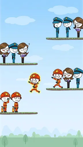 Скриншот 2 — Stickman Sort Puzzle