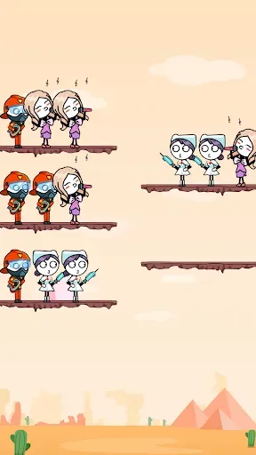 Скриншот 4 — Stickman Sort Puzzle