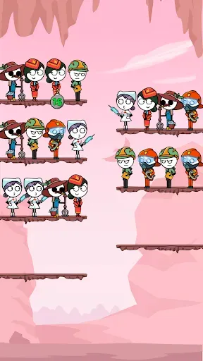 Скриншот 5 — Stickman Sort Puzzle
