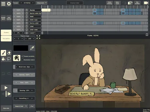 Скриншот 1 — RoughAnimator - animation app