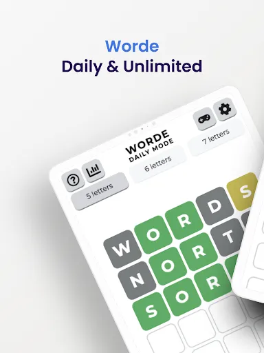 Скриншот 5 — Worde: Ежедневно/Неограниченно
