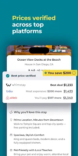 Скриншот 2 — Whimstay – Last-Minute Stays