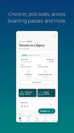 Скриншот 4 — WestJet