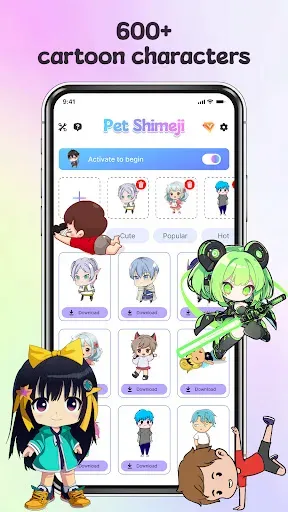 Скриншот 3 — Anime Shimeji Pets On Screen