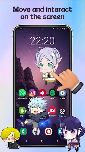 Скриншот 4 — Anime Shimeji Pets On Screen