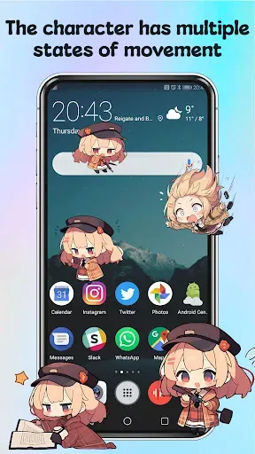 Скриншот 7 — Anime Shimeji Pets On Screen