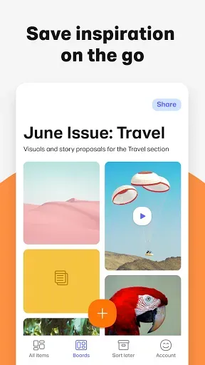Скриншот 1 — Collect by WeTransfer