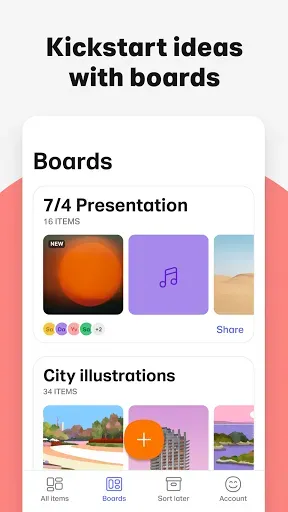 Скриншот 3 — Collect by WeTransfer