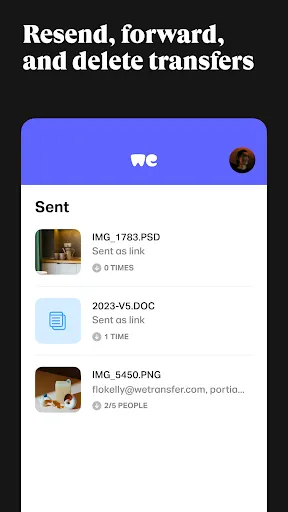 Скриншот 6 — WeTransfer : File Transfer