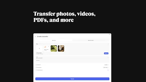 Скриншот 8 — WeTransfer : File Transfer