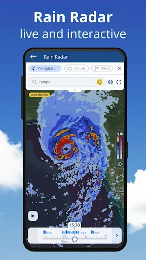 Скриншот 1 — weather24: Forecast & Radar