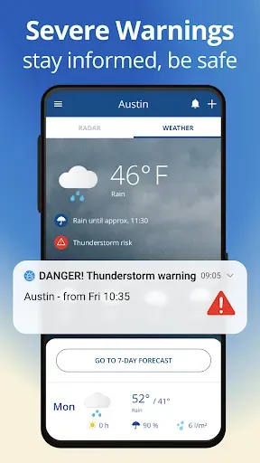 Скриншот 2 — weather24: Forecast & Radar