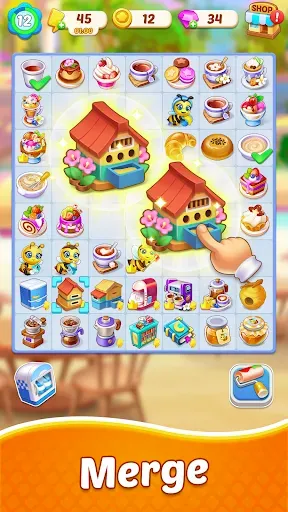 Скриншот 5 — Merge Cake - Merge Cooking