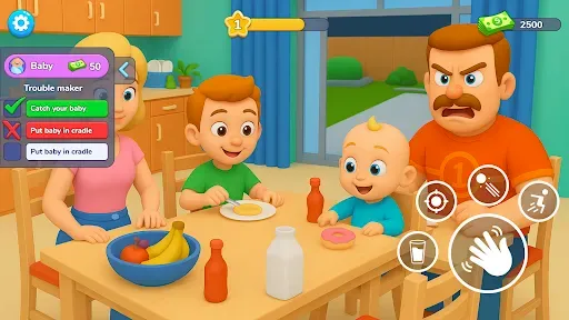 Скриншот 3 — Papa Life: Prank Simulator