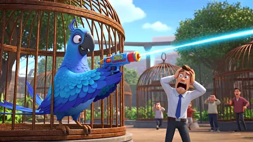Скриншот 3 — Parrot Prank: Pet Simulator