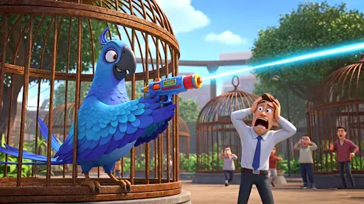 Скриншот 8 — Parrot Prank: Pet Simulator