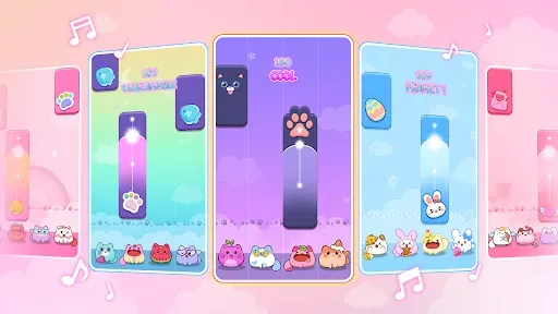 Скриншот 1 — Cat Tiles: Cute Piano Game