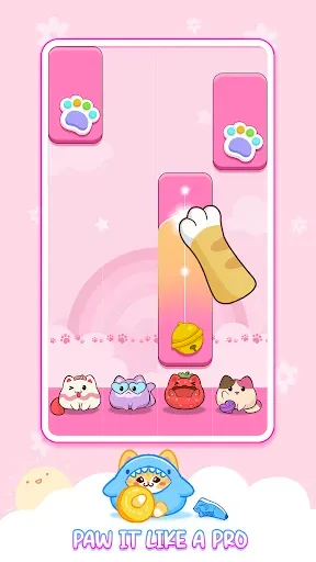 Скриншот 2 — Cat Tiles: Cute Piano Game