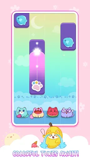 Скриншот 3 — Cat Tiles: Cute Piano Game