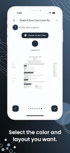 Скриншот 4 — Quick & Easy Resume Builder CV