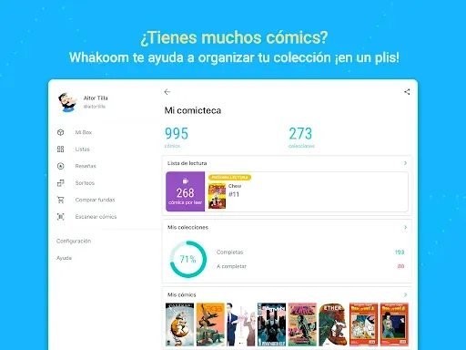 Скриншот 8 — Whakoom ¡Organiza tus cómics!