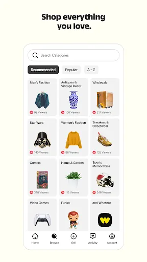Скриншот 2 — Whatnot: Shop, Sell, Connect