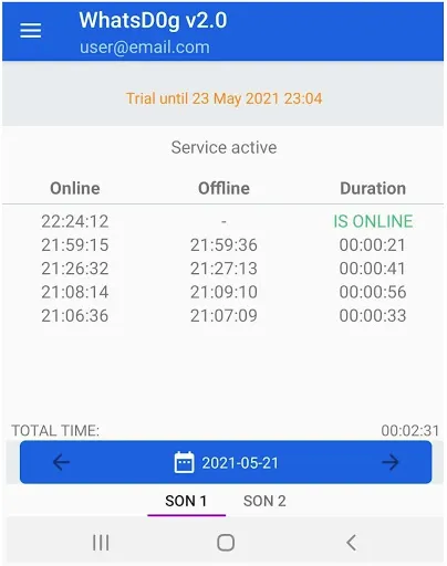 Скриншот 6 — W-Track LastSeen