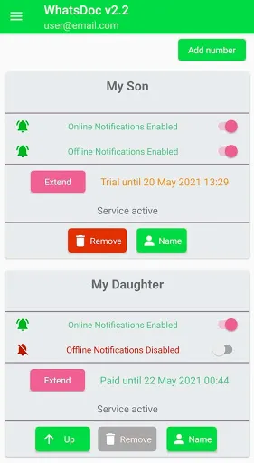 Скриншот 7 — LastSeenOn - Online Tracker