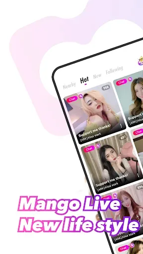 Скриншот 1 — Mango live-Go Live Streaming