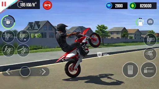 Скриншот 1 — Wheelie Bike Challenge 3D