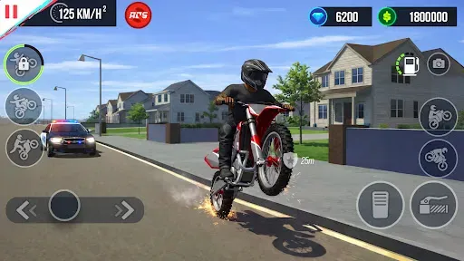 Скриншот 2 — Wheelie Bike Challenge 3D