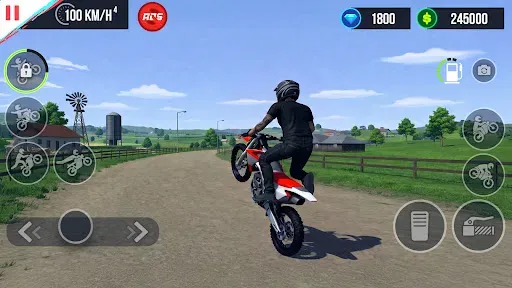 Скриншот 3 — Wheelie Bike Challenge 3D