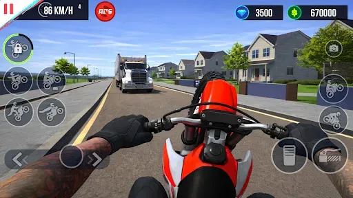 Скриншот 4 — Wheelie Bike Challenge 3D