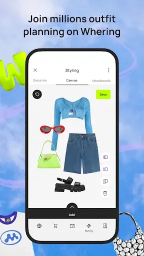 Скриншот 1 — Whering:Digital Closet Stylist