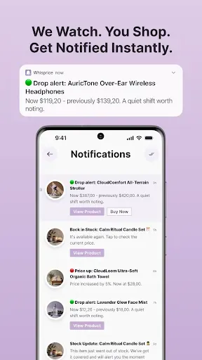 Скриншот 5 — Whisprice: Smart Price Tracker