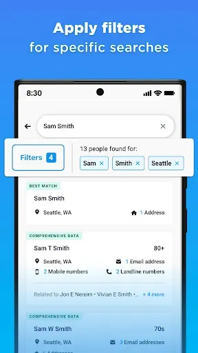 Скриншот 6 — Whitepages Search, Find People