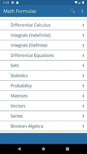 Скриншот 5 — Math Formulas
