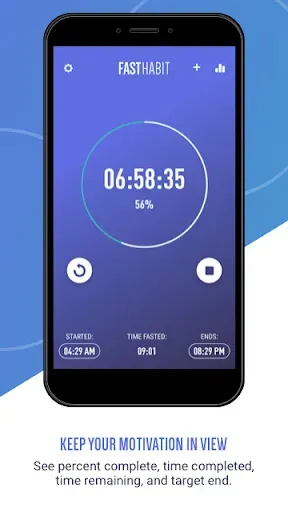 Скриншот 2 — FastHabit Intermittent Fasting