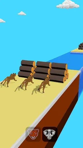 Скриншот 1 — Animal Transform: Epic Race 3D