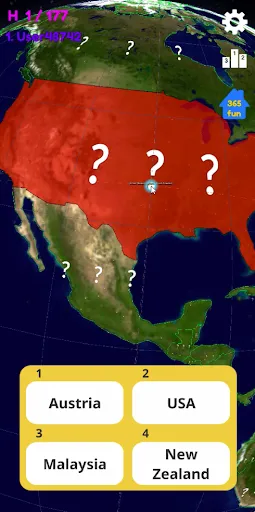 Скриншот 5 — [365fun] Globe quiz