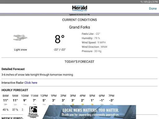 Скриншот 8 — Grand Forks Herald